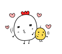 Chicken chick daily sticker #8229370