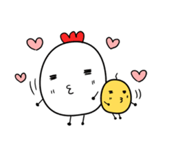 Chicken chick daily sticker #8229370
