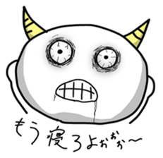 Bad scary devil sticker #8229458