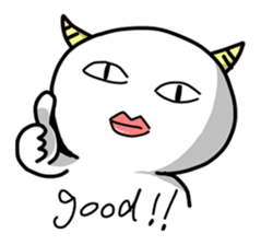 Bad scary devil sticker #8229488