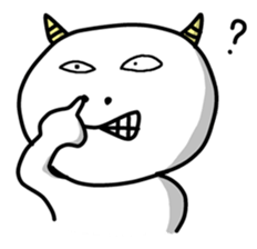 Bad scary devil sticker #8229489