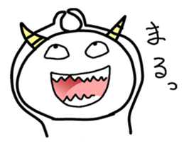 Bad scary devil sticker #8229491