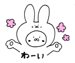 emotional instability rabbit sticker #8230213