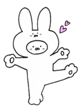 emotional instability rabbit sticker #8230215