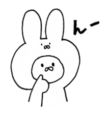 emotional instability rabbit sticker #8230219