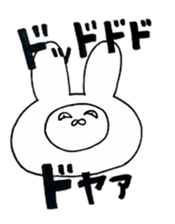 emotional instability rabbit sticker #8230246