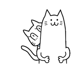 Cat of the High School Girl sticker #8230301
