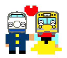 Dot Train sticker #8230374