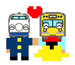 Dot Train sticker #8230374