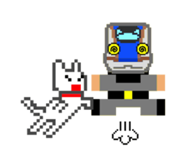 Dot Train sticker #8230398