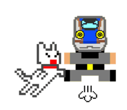 Dot Train sticker #8230398