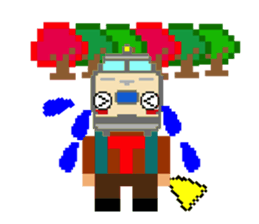 Dot Train sticker #8230403