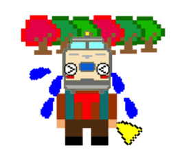 Dot Train sticker #8230403