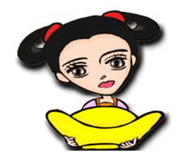 Ladies and guards -Tang Dynasty sticker #8231356