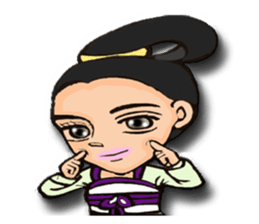 Ladies and guards -Tang Dynasty sticker #8231370