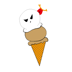 Sticker of the Ice cream