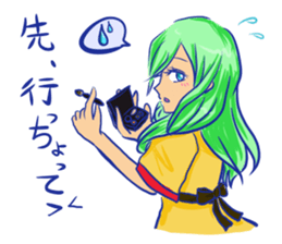 Yamaguchi valve women sticker #8233421