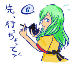 Yamaguchi valve women sticker #8233421