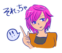 Yamaguchi valve women sticker #8233427