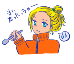 Yamaguchi valve women sticker #8233434