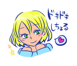 Yamaguchi valve women sticker #8233451