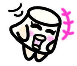 Ms. milk pudding in around forties sticker #8233696