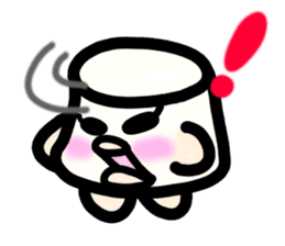 Ms. milk pudding in around forties sticker #8233699