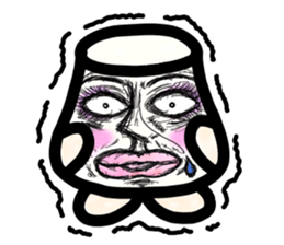 Ms. milk pudding in around forties sticker #8233705