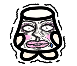 Ms. milk pudding in around forties sticker #8233705
