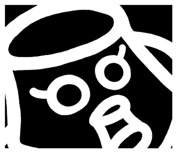 Ms. milk pudding in around forties sticker #8233707