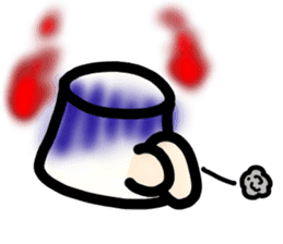 Ms. milk pudding in around forties sticker #8233715
