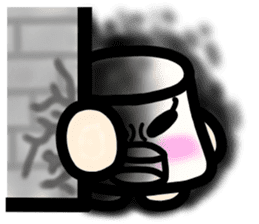 Ms. milk pudding in around forties sticker #8233716