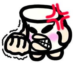 Ms. milk pudding in around forties sticker #8233717