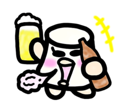 Ms. milk pudding in around forties sticker #8233726