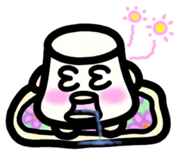 Ms. milk pudding in around forties sticker #8233728