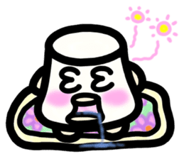 Ms. milk pudding in around forties sticker #8233728