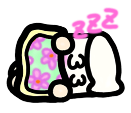 Ms. milk pudding in around forties sticker #8233729