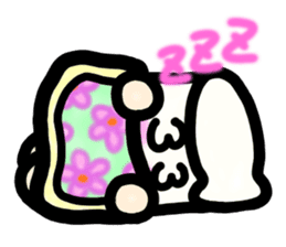 Ms. milk pudding in around forties sticker #8233729