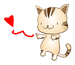 Stray cat Leo sticker #8234123