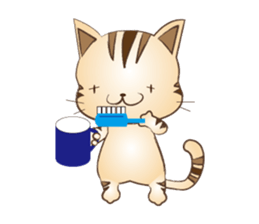 Stray cat Leo sticker #8234126