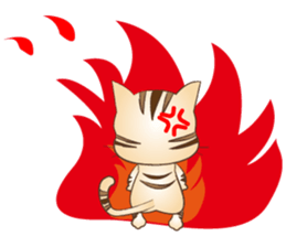 Stray cat Leo sticker #8234130