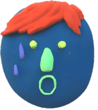 Clay art sticker #8235179