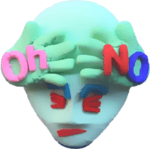 Clay art sticker #8235187