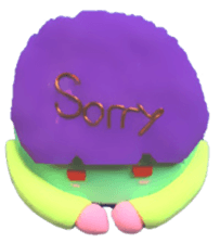 Clay art sticker #8235194