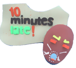 Clay art sticker #8235206