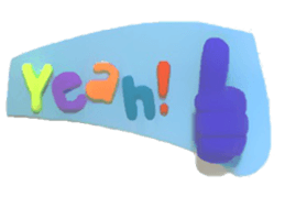 Clay art sticker #8235207