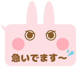 The balloon and the rabbit sticker #8235297