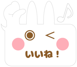 The balloon and the rabbit sticker #8235305