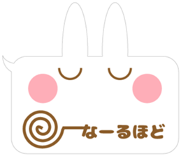 The balloon and the rabbit sticker #8235308