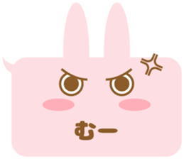 The balloon and the rabbit sticker #8235322